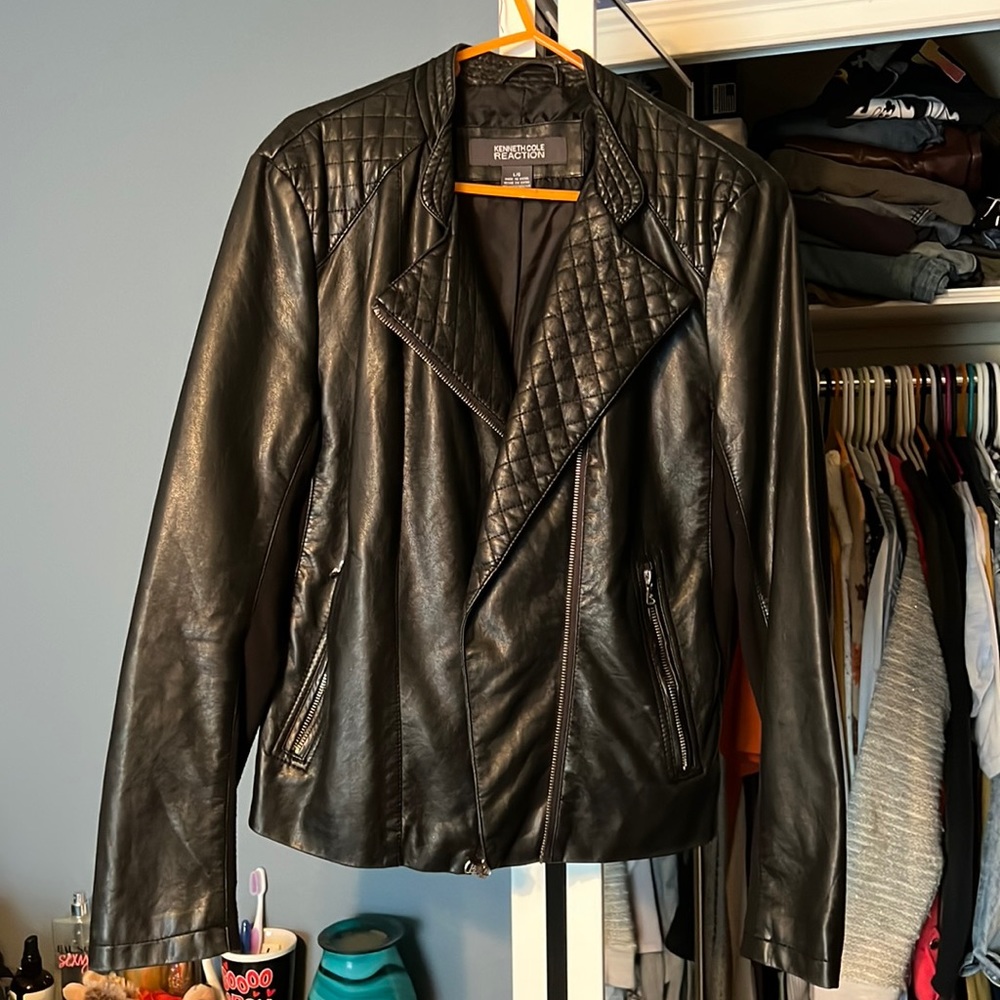 Kenneth Cole Reaction Leather Jacket